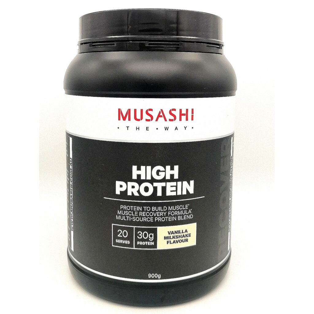 Musashi High Protein Vanilla Milkshake 900g