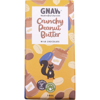 Gnaw Chocolate Handcrafted Milk Chocolate Crunchy Peanut Butter