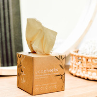 Eco Cheeks Bamboo Tissues Unbleached & Hypoallergenic