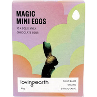 LOVING EARTH Magic Mini Eggs Solid Mylk Chocolate 95g