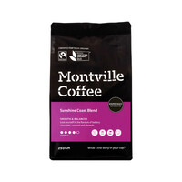 Montville Coffee Organic Sunshine Coast Blend Espresso Ground 250g