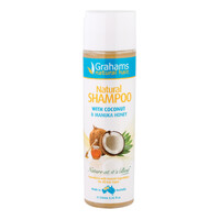 Grahams Natural Natural Shampoo with Coconut & Manuka Honey (All Hair Types) 250ml