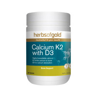 Herbs of Gold Calcium K2 with D3 90t