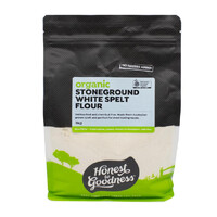 Organic Stoneground White Spelt Flour 1KG
