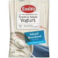 Easiyo Natural Unsweetened No Added Sugar Yogurt 140g