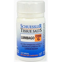 Schuessler Tissue Salts Comb G Lumbago