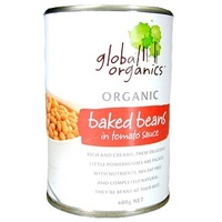 Global Organics Baked Beans 400g
