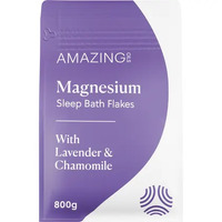 Magnesium Sleep Bath Flakes with Lavender & Chamomile 800g
