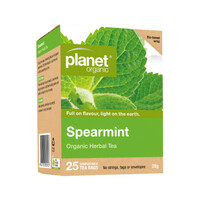 Organic Herbal Tea Spearmint x 25 Tea Bags