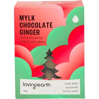 Mylk Chocolate Ginger Coated Crystallised Ginger 100g
