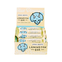 Blue Dinosaur Snack Bar Lamington 45g