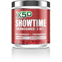 X50 Showtime Thermoshred 2 in 1 Raspberry 330g