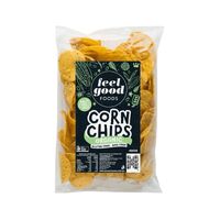 FEEL GOOD FOODS ORGANIC SALTED CORN CHIPS