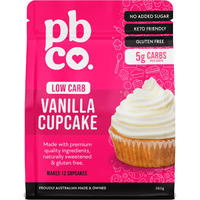 PBCo. Vanilla Cupcake Mix Low Carb 260g