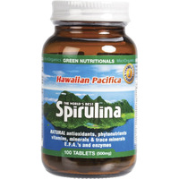 Green Nutritionals Spirulina Tablets 500mg 100 Tabs
