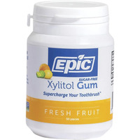 Epic Xylitol Sugar Free Gum Fresh Fruit 50 pcs