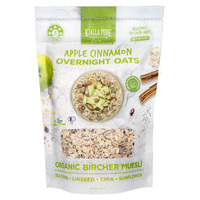 Kialla Pure Organic Overnight Oats Apple Cinnamon 300g