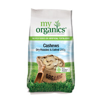 Dry Roasted and Salted Cashews 200g