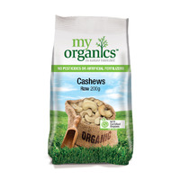 My Organics Raw Cashews 200g