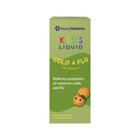Henry Blooms Kids Liquid Cold & Flu with Elderberry Orange 100ml