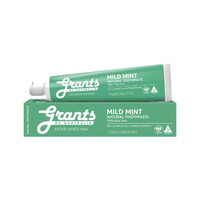 Grants Natural Toothpaste Mild Mint with Aloe Vera 110g