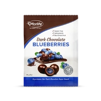 Morlife Dark Chocolate Blueberries 30g
