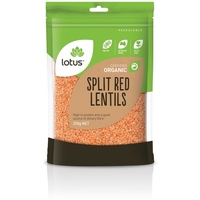 Lotus Organic Red Lentils 250gm