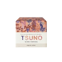 Tsuno Organic Cotton Tampons 16 Mini