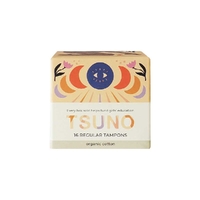 Tsuno Organic Cotton Tampons 16 Regular
