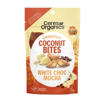 Ceres Organics Coconut Bites White Choc Mocha 60g
