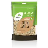 Lotus Organic Green Lentils 250g