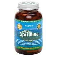 Green Nutritionals Mountain Organic Spirulina 520mg 60vc