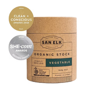 San Elk Organic Finely Ground Vegetable Stock Low Fodmap Stock