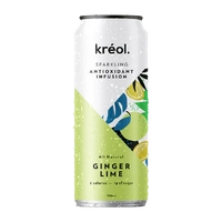 Kreol Sparkling Antioxidant Infusion Ginger Lime 330ml