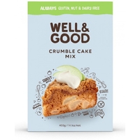 Well And Good Crumble Cake Mix 400g