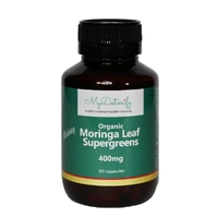 My Detoxify Moringa Leaf Supergreens Organic 90caps