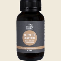 Eden Healthfoodsl Steam Activated Charcoal Powder 60 Caps
