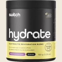 Switch Nutrition Hydrate Electrolytes Mango Passionfruit 150g