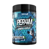 Nexus Per4m blue sour straps pre workout 50 serves