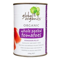 Global Organics Peeled Tomatoes 400g