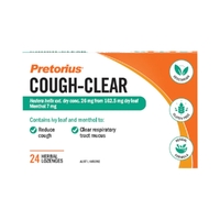 Pretorius Cough-Clear Lozenges Ivy Leaf and Menthol 24pk