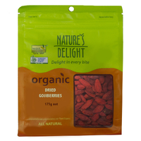 Natures Delight Organic Dried Gojiberries 175g