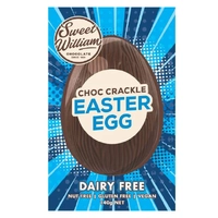 Sweet William Choc Crackle Easter Egg Dairy Free