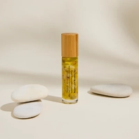 Cedarwood Road Peach Moonstone Rose Geranium & Clary Sage Crystal Wellness Roller