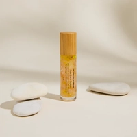 Cedarwood Road Rose Quartz, Rose Geranium, Patchouli & Ylang Ylang, Crystal Wellness Roller