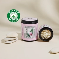Cedarwood Road Rose Geranium, Natural Body Butter