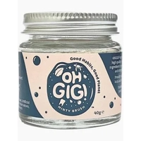 Oh GiGi Organic Toothpowder Minty Brush 40g
