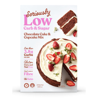 Seriously Low Carb Chocolate Cake & Cupcake Mix G/F 250g