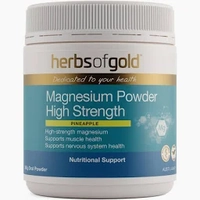 Herbs of Gold Magnesium Powder High Strength Pineapple 300g