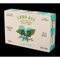 Lard Ass - A2 Organic Salted Cultured Butter 200g